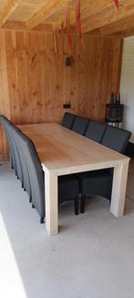 Eetkamertafel en 8 stoelen, Ophalen of Verzenden