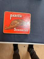 Vintage Panter Senoritas Sigarenblik, Ophalen of Verzenden, Gebruikt, Gebruiksvoorwerp