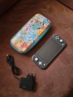 Nintendo Switch Lite Grijs, Ophalen of Verzenden, Grijs, Zo goed als nieuw, Met beschermhoes of tas
