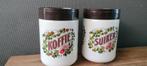 Vintage DOUWE EGBERTS voorraadpotten koffie suiker, Ophalen of Verzenden