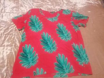 Fabienne Chapot mooi rood shirt / maat M beschikbaar voor biedingen