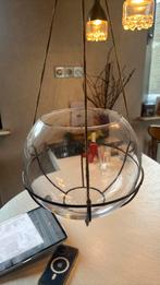 Glazen hangpot-plantenhanger, Ophalen, Zo goed als nieuw