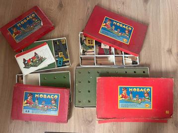 Vintage Mobaco bouwdozen – Doos A, AB, BC en CD beschikbaar voor biedingen