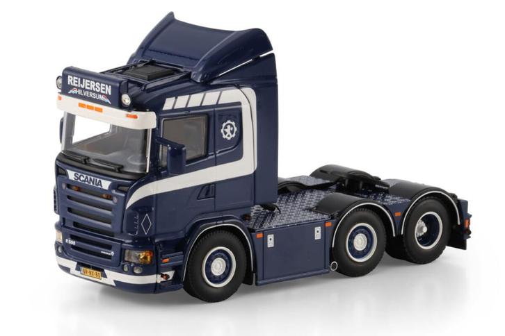 Reijersen; SCANIA R5 FLAT ROOF 6X2 TWIN STEER, Hobby en Vrije tijd, Modelauto's | 1:50, Nieuw, Bus of Vrachtwagen, Wsi, Ophalen of Verzenden