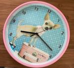 Studio Pets wandklok, Ophalen of Verzenden, Zo goed als nieuw, Wandklok