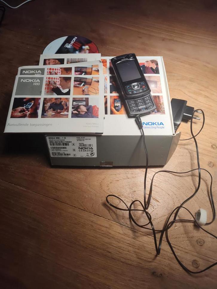 Nokia N80 Internet Edition, Telecommunicatie, Mobiele telefoons | Nokia, Zo goed als nieuw, Zwart, Ophalen of Verzenden