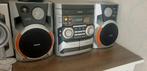 Philips radio Cd / Cassette &2 boxen 80 watt  Mp3, Ophalen, Zo goed als nieuw