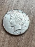 Amerikaanse zilveren dollar uit 1923, Peace dollar, Postzegels en Munten, Munten | Amerika, Ophalen of Verzenden, Noord-Amerika