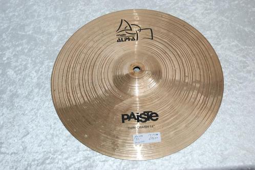 Paiste Alpha thin crash bekken 689gr 14 inch  <25251151>, Muziek en Instrumenten, Instrumenten | Onderdelen, Gebruikt, Drums of Percussie
