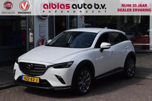 Mazda CX-3 2.0 Luxury|Leer|elektr.stoelen|Cam.|18"|HUD, Auto's, Mazda, Bedrijf, Te koop, CX-3, 360° camera, ABS, Achteruitrijcamera