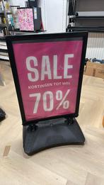 Gebruikt stoepbord, Ophalen, Gebruikt, Reclamebord