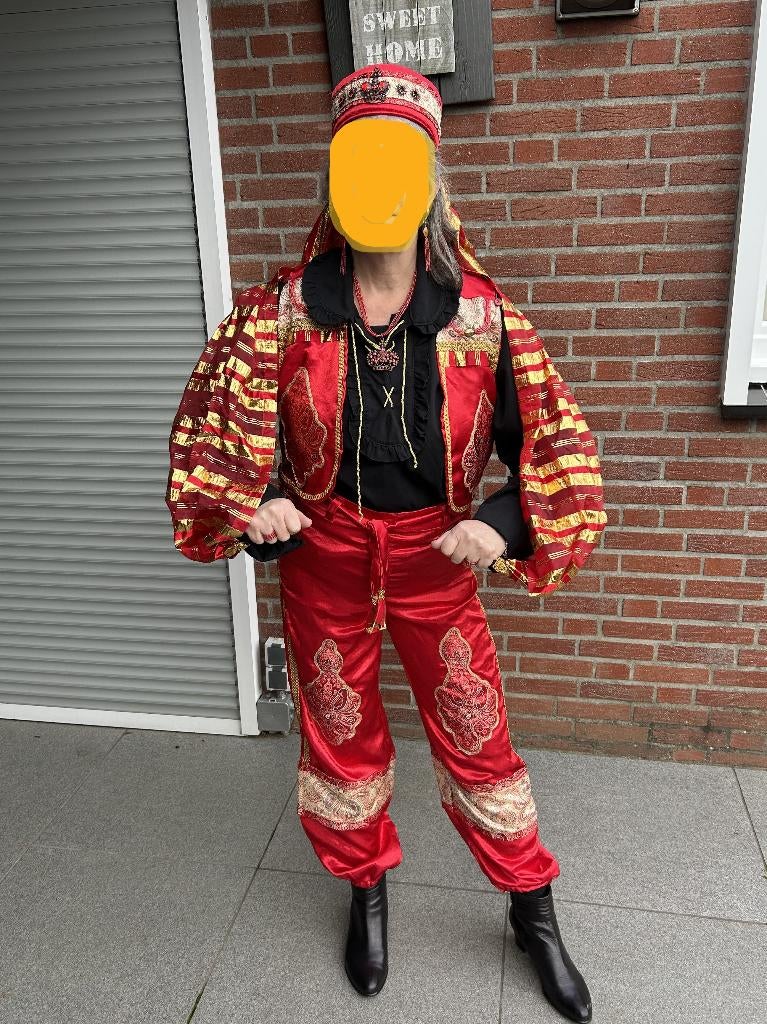 carnaval 1000 en 1 nacht pak voor dame, Ophalen of Verzenden, Gedragen, Carnaval, Kleding