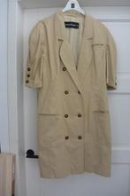 Louis Feraud - Vintage lange jas - 38, Maat 38/40 (M), Beige, Ophalen of Verzenden, Louis Feraud