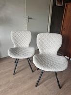 2 creme Teddy eetkamerstoelen, Huis en Inrichting, Stoelen, Ophalen, Twee, Overige kleuren, Teddy