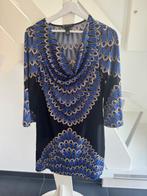 prachtige strijkvrije blauwe jurk van INC maat M, Maat 38/40 (M), Blauw, Ophalen of Verzenden, Zo goed als nieuw