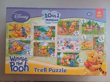 Winnie the Pooh puzzels 10 in 1 - 12 tot 70 stukjes