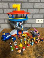 Paw Patrol Uitkijktoren, figuren met licht, auto’s, Ophalen, Zo goed als nieuw