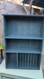 Vintage Bordenkast - Groen, Huis en Inrichting, Ophalen, Met plank(en), Gebruikt, 100 tot 150 cm