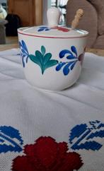 Oud Boerenbont Hagelslagpotje, Gebruikt, Overige typen, Ophalen of Verzenden, Aardewerk