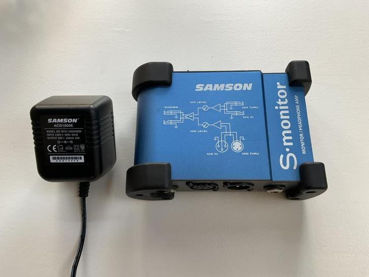 Samson S-Monitor studio monitor mixer, Muziek en Instrumenten, Mengpanelen, Zo goed als nieuw, Minder dan 5 kanalen, Microfooningang
