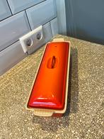 Le Creuset terrine 32 cm, Huis en Inrichting, Keuken | Potten en Pannen, Ophalen of Verzenden, Zo goed als nieuw, Gietijzer, Koekenpan of Braadpan