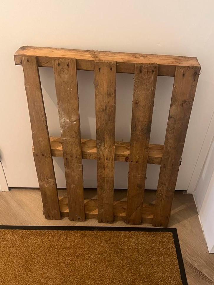 Gratis pallet afhalen, Doe-het-zelf en Verbouw, Hout en Planken, Gebruikt, Pallet, Minder dan 200 cm, 50 mm of meer, Ophalen