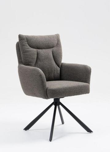 Luxe Eetkamerstoel Taupe Draaibaar VOORRAAD beschikbaar voor biedingen