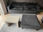 WOOOD 2,5 zitsbank Robin - zwart, Huis en Inrichting, Banken | Bankstellen, Ophalen, 150 tot 200 cm, Tweepersoons, 75 tot 100 cm