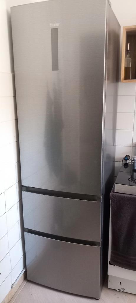 Grote koelvries combinatie HAIER, Witgoed en Apparatuur, Koelkasten en IJskasten, Gebruikt, Met aparte vriezer, 200 liter of meer