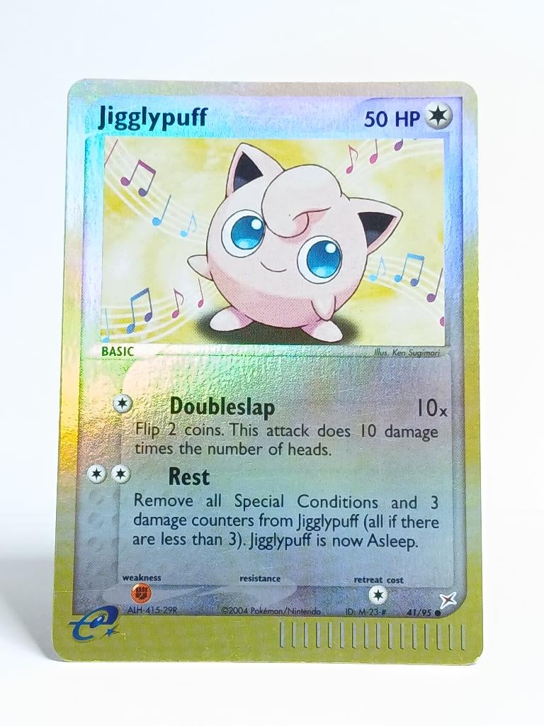 Pokémon - EX Team Magma vs Team Aqua -  - Jigglypuff - 41/95, Verzenden, Zo goed als nieuw, Losse kaart, Foil