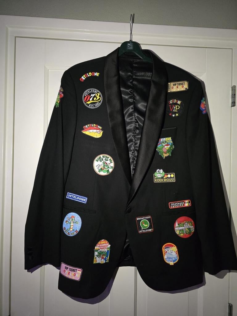 Oeteldonk Jas 3XL - Klaar voor Carnaval!, Kleding | Heren, Carnavalskleding en Feestkleding, Zo goed als nieuw, Maat 56/58 (XL)