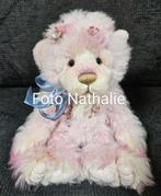 Charlie Bears Tatyana mohair beer roze, Verzamelen, Beren en Cherished Teddies, Ophalen of Verzenden, Zo goed als nieuw, Stoffen beer