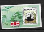 Nicaragua dieren 1981 panda, Postzegels en Munten, Postzegels | Thematische zegels, Ophalen of Verzenden, Dier of Natuur, Gestempeld