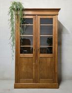 Antieke eiken XL Art Deco meidenkast vintage boekenkast kast, Ophalen of Verzenden