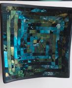 Mozaiek schaal vierkant, Antiek en Kunst, Ophalen