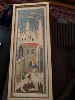 Oude Prent - Les Occupations des Mois, Antiek en Kunst, Ophalen of Verzenden