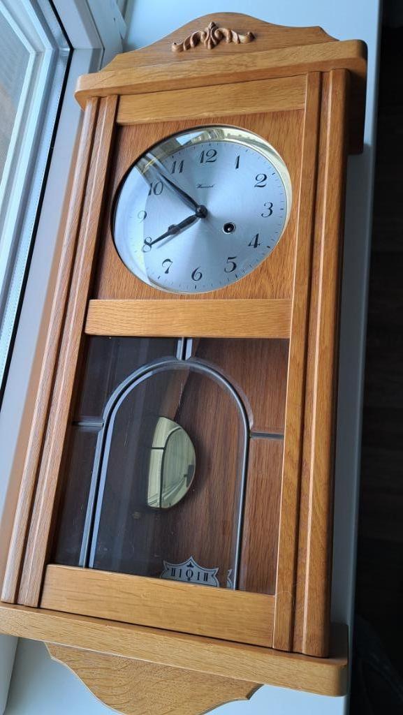 Wandklok, Huis en Inrichting, Woonaccessoires | Klokken, Zo goed als nieuw, Wandklok, Analoog, Ophalen of Verzenden