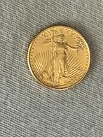 Gouden liberty eagle 5 dollar, Goud, Ophalen of Verzenden, Losse munt, Overige landen