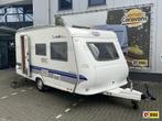 Hobby De luxe Easy 440 SF AIR VOORTENT ZGAN-MOVER, Caravans en Kamperen, Caravans, Hobby, Bedrijf, Treinzit, Dwarsbed