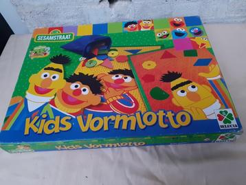 SESAMSTRAAT KIDS VORMLOTTO beschikbaar voor biedingen