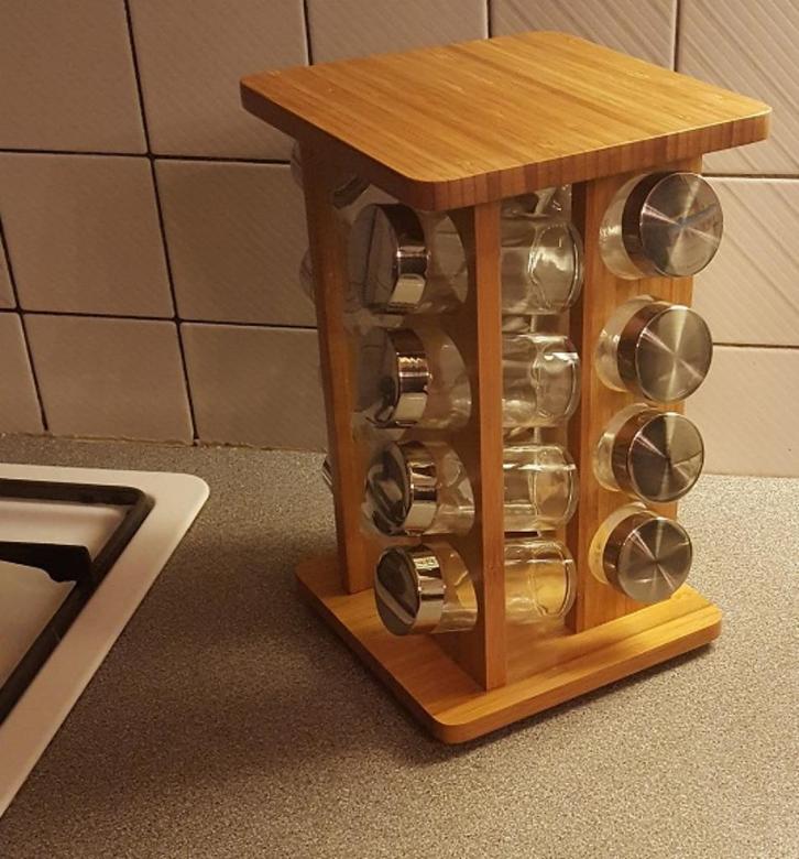 Kruidencarrousel 16 delig draaibaar specerijen kruidenrekje, Huis en Inrichting, Keuken | Keukenbenodigdheden, Nieuw, Ophalen of Verzenden