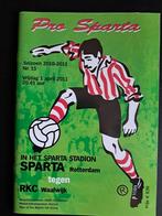 Sparta - RKC Waalwijk 2010/2011, Ophalen of Verzenden, Zo goed als nieuw, Overige binnenlandse clubs, Boek of Tijdschrift