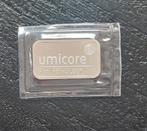 Umicore zilverbaar 50 gram, Ophalen of Verzenden, Zilver