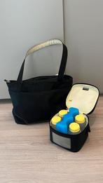 Medela kolftas met koeltasje, koelelement en 4 flesjes, Ophalen, Zo goed als nieuw, Overige typen