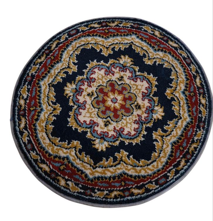 2286 Antiek vintage rond, rond tafelkleedje 48cm, Antiek en Kunst, Antiek | Kleden en Textiel, Ophalen of Verzenden