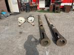 Antieke oude gietijzeren straat lantaarnpalen nog 2 stuks, Ophalen, Overige materialen, Gebruikt, Staande lamp