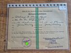 Kriegsurlaubschein 1942., Verzamelen, Militaria | Tweede Wereldoorlog, Ophalen of Verzenden, Landmacht, Duitsland, Boek of Tijdschrift