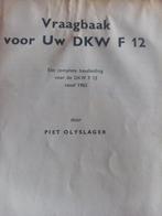 Vraagbaak DKW F12 jaren 60, Ophalen of Verzenden