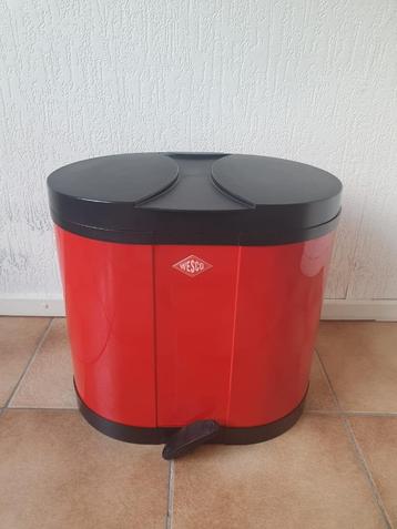 WESCO eco-verzamelaar 2 x 15 liter rood beschikbaar voor biedingen