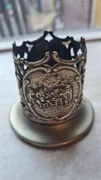 Antieke waxine kaarshouder, Antiek en Kunst, Ophalen of Verzenden, Koper of Brons